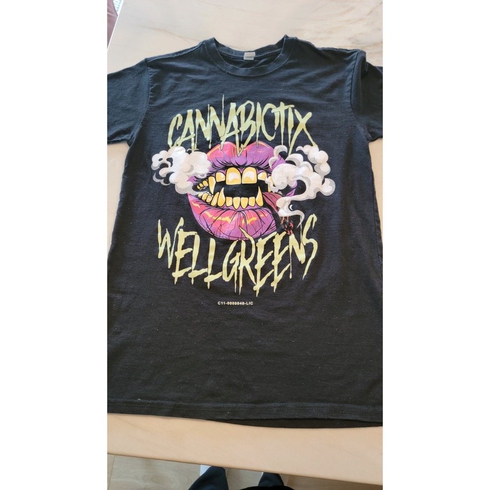 Cannabiotix x Wellgreens Colab Promo Dispensary Cultivating T-Shirt Womens‎ Sz S